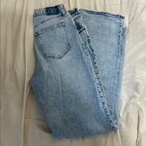 Abercrombie & Fitch Light wash The 90’s baggy low rise 27/4L curve love